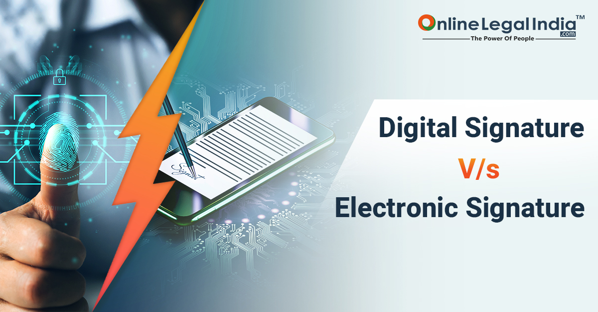 Differences Between Electronic And Digital Signatures